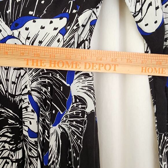 Free People First Kiss maxi dress Size XS Romantic Blue White Black Western - Picture 6 of 12